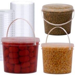 Balde 2.8 litros Para Armazenamento de Alimentos Em Restaurantes | KIT 10 PEÇAS