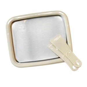 Baoblaze Máquina de Sorvete Instantânea, Forma de Gelato Caseira Faça Você Mesmo com Espátulas, Ideal para Festas, Quintal, Cozinha, Quarto de Estudante e Casa, Bege