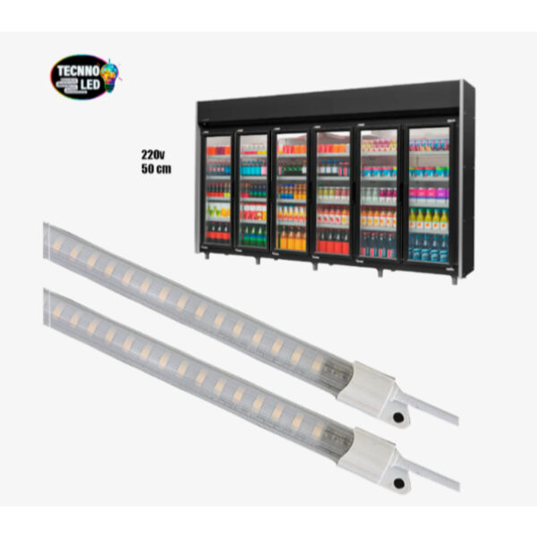 Barra de led 50cm para Geladeira ou frigobar Branco Frio 220v