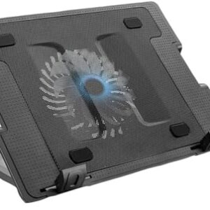 Base Cooler Vertical para Notebook Preto 1 cooler M25