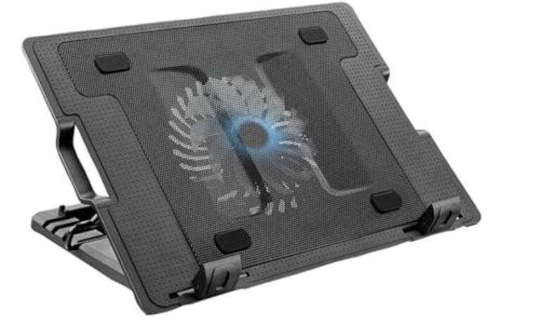 Base Cooler Vertical para Notebook Preto 1 cooler M25