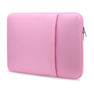 Bewinner Bolsa para Laptop Com Zíper Macio, Substituição de Bolsa para Laptop de 17 '' para Laptops Air Pro, Fina e Leve (PINK)