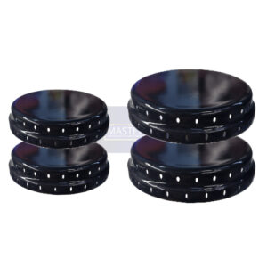 Boca de fogão 4 Espalhadores Tampinhas Queimador do Fogão Esmaltec Veneza/Ágata/Caribe/Munique/Bali