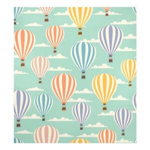 BOESI Ímã retrô de geladeira com balão de ar quente, ímã de lava-louças, adesivos magnéticos para tampa de geladeira, adesivos de painel de geladeira para máquina de lavar, decoração de cozinha