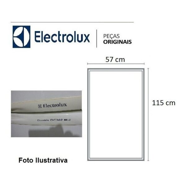 Borracha Da Geladeira Eletrolux Dc360 - (geladeira)