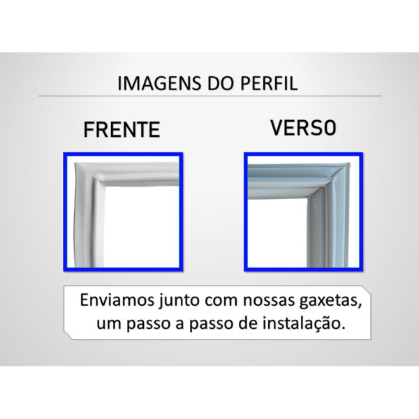 Borracha Para Consul Frigobar Compacto 80 Litros Brl08 58x45