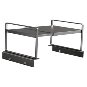 Bothyi Prateleira de armazenamento expansível multiuso em metal para geladeira ou máquina de lavar, otimizando o espaço em bancadas e ambientes.