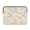 Burbuja Capa para laptop com flores pequenas de 13 a 14 polegadas, à prova de choque, impermeável, para notebook, tablet, poliéster