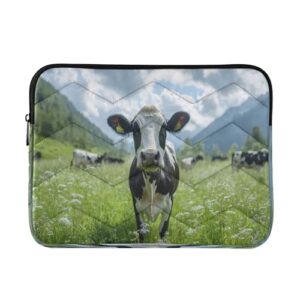 Burbuja Capa para laptop Milk Cow de 13 a 14 polegadas à prova de choque à prova d'água para notebook, tablet, poliéster