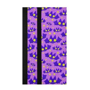 Burbuja Conjunto de 2 capas de maçanetas de geladeira de morcegos com olhos grandes, protetor de maçaneta lavável para micro-ondas, antiderrapante, 35,5 x 14 cm