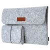 Capa de Mochila Feltro para Notebook 13 3 Polegadas com Estojo 4 Compartimentos Bolsa Protetora Air Pro Ultrabook