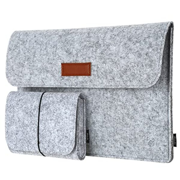Capa de Mochila Feltro para Notebook 13 3 Polegadas com Estojo 4 Compartimentos Bolsa Protetora Air Pro Ultrabook