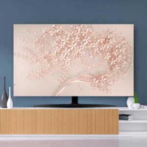 Capa de TV 32-80 polegadas protetor de tela para TV LCD LED capas de poeira arte europeia decoração de sala de estar para pendurar em casa desktop monitor universal curvo - padrão 2||49-52 polegadas