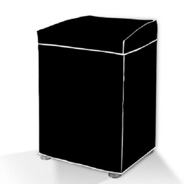 Capa para Máquina de Lavar Pvc Preta P Antimofo 5kg à 15kg Capas de Maquina Lavadora de Roupas