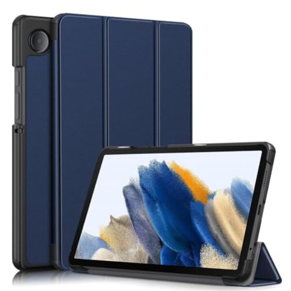 Capa para Tablet Tri-fold com Fechamento Magnético Auto Sleep Ultra Fina Leve e Proteção Total Galaxy Tab A9 SM-X110 SM-X115 plus 2023