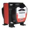 Capte Auto Transformador 5000VA 1400W com Borne, 110V para 220V e Vice-Versa, Protetor Térmico, Tripolar, 17.8x16.5x13cm