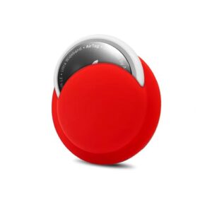 Case Tampa Suporte Esconderijo Discreto de Rastreador para Carro Compatível com AirTag (Vermelho)