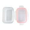 Click Glass Pote Hermético de Vidro Borossilicato com Tampa, 640ml, 19x14x8cm, Sistema Anti Vazamento com 4 Travas