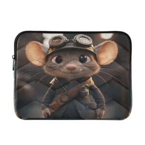Coikll Linda bolsa protetora para laptop com mouse pequeno à prova de choque para notebook de 13 a 14 polegadas