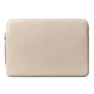 Comfyable Capa de Couro para MacBook Pro/Air 16/15 Polegadas, Bolsa Protetora de Viagem para Mac M3/M2/M1