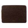 Comfyable Capa protetora fina para laptop compatível com MacBook Air e MacBook Pro de 13/13,3/14 polegadas, capa de viagem para Mac, bolsa para laptop, capa fina de couro PU M4/M3/M2/M1 2025-2021