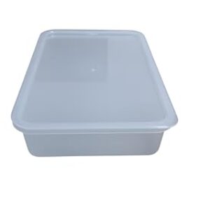 Conjunto de 5 Potes Herméticos de Plástico com Tampa, Diferentes Tamanhos, Modelo TRC1144