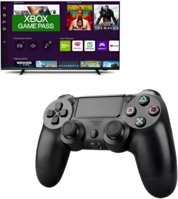 Controle Bluetooth para Xbox Game Pass, Compatível com TV Gaming Hub, Wireless Controller, Preto, Conexão Sem Fio, Jogos em Nuvem