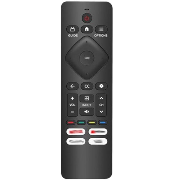 Controle remoto de substituição para Philips TV, compatível com Smart TVs Philips Google e Android 4K UHD HDR, sem necessidade de configuração