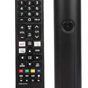 Controle remoto de substituição para TV Samsung, controle remoto universal da TV Samsung para TVs inteligentes, LED, LCD, HDTV e 3D, sem necessidade de configuração, resposta rápida