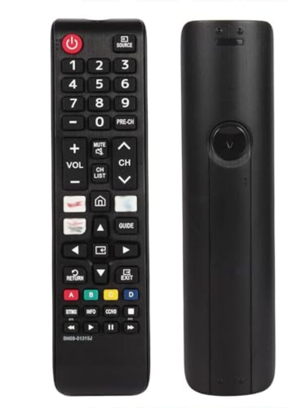 Controle remoto de substituição para TV Samsung, controle remoto universal da TV Samsung para TVs inteligentes, LED, LCD, HDTV e 3D, sem necessidade de configuração, resposta rápida