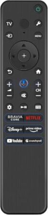 Controle remoto de voz RMF-TX910U para substituição do controle remoto de TV Sony Bravia