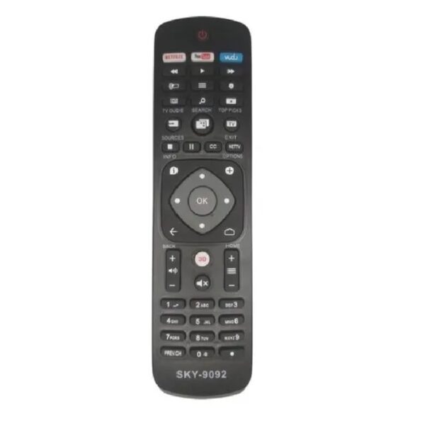 Controle Remoto Para Tv Philips Smart Tv 4k 32 40 42 55 60 Polegadas