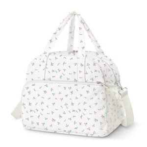 Coobiiya Lancheira para mulheres e homens, lancheira reutilizável de veludo cotelê de 12L grande capacidade - à prova de vazamento, lancheira isolada