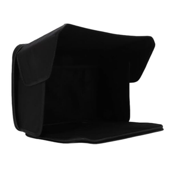 Cryfokt Capa de Poliéster Preta Dobrável para Laptop para Laptops de 12 a 14 Polegadas, Proteção contra Brilho de Tela de Privacidade para Escritório e Escola