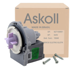 Eletrobomba Bomba Askoll 220v Drenagem de Água para Maquina de Lavar Roupas