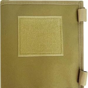 Estojo de mapa, porta-caderno com área de mapa transparente de 15 × 18 polegadas Saco de armazenamento de documentos à prova d 'água para acampamento ao ar livre Caminhadas Ciclismo " (Cáqui)