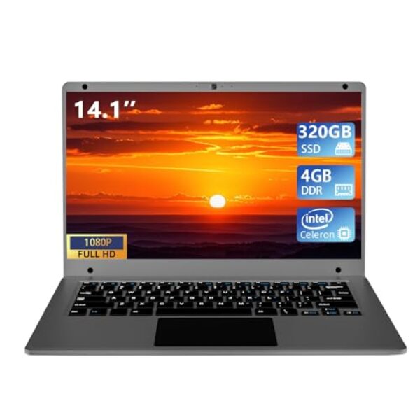 Exilapsire Laptop de 15,6 polegadas