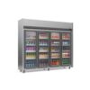 Expositor 4 Portas Geas4p Gelopar Auto Serviço Tipo Inox 4 Prateleiras 220v