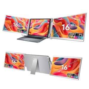 Extensor de Tela de Laptop para Portátil Tela QHD 2500P de 16" para Notebook de 12 a 18,5 polegadas, para Windows