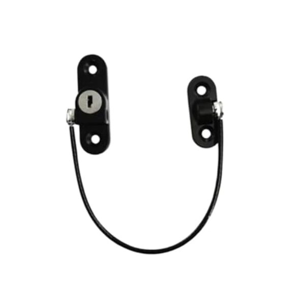 Fechaduras de porta de janela de aço inoxidável, fechaduras de corrente de porta de janela, kits de fácil instalação, ferragens domésticas para janelas, portas, geladeiras, armários, cercas, portas