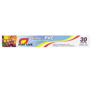 Filme PVC 28cm x 30m para Conservação de Alimentos, Embalagem Doméstica e Profissional, Transparente e Resistênte