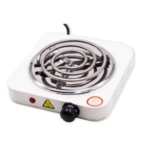 Fogareiro Fogão Portátil Elétrico Hotplate Electric JX-1010B / 1000W / 110V - Branco
