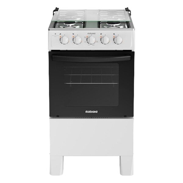 Fogão de Piso Itatiaia 4 Bocas Star Clean New | Acendimento Manual, Branco