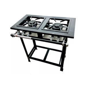 Fogão Industrial 2 Bocas Queimador Duplo Bp Itajobi Fogões 30x30