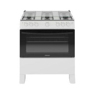 Fogão Itatiaia Star New Piso 6 Bocas Branco Mesa de Inox Bivolt 3700000473