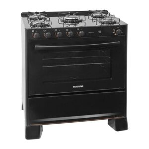 Fogão Suggar Cook Glass 5 Queimadores Preto FGVCG510PT Bivolt - Preto