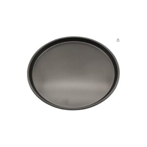 Forma de Pizza Antiaderente, Aço Carbono, 36cm Diâmetro, Preta, Assadeira para Forno