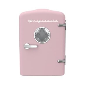 Frigidaire - Mini geladeira pessoal retrô portátil para carro, escritório, quarto, dormitório ou cabine, sem freon, 30 cm P x 18 cm L x