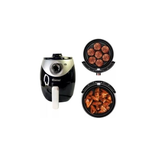 Fritadeira Elétrica Air Fryer, Preta, 3,8 Litros, Circulação de Ar Quente, Controle de Temperatura Ajustável, Timer 30 Minutos, Desligamento Automático, 220V