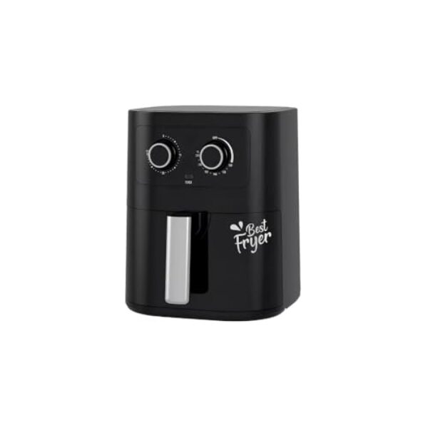 Fritadeira Elétrica Air Fryer Sem Óleo, 5 Litros, 1350W, Preta, 220V, com Visor LED e Timer 60 Minutos